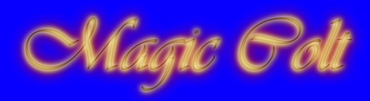 graphic showing the text "Magic Colt"
